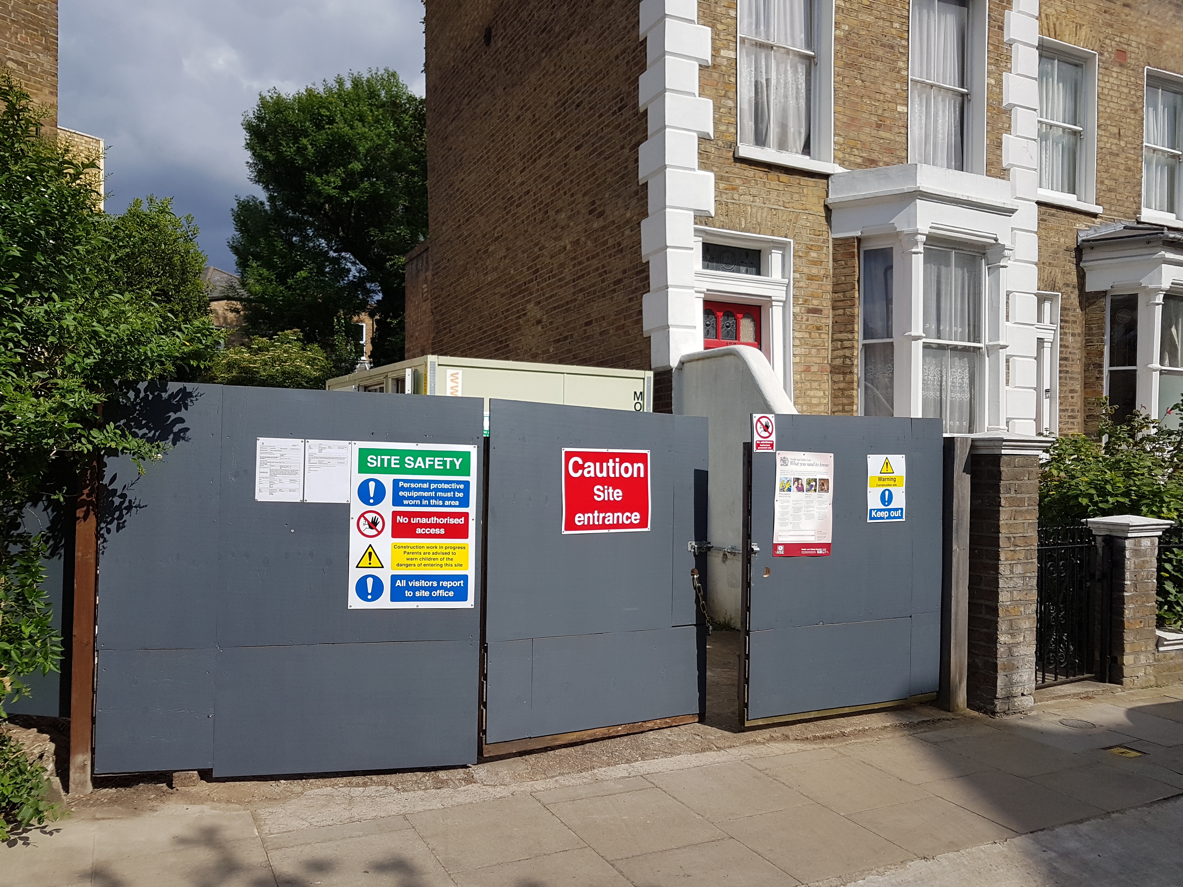 Site entrance