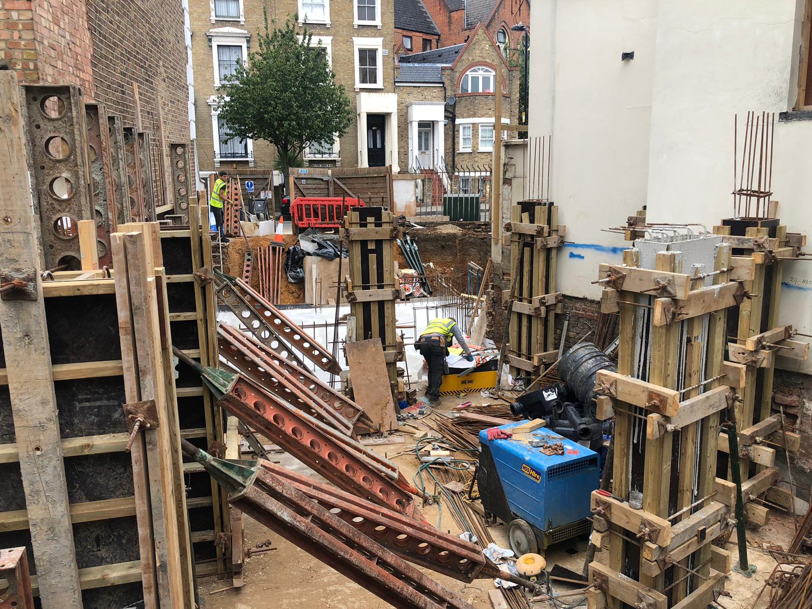 Basement formwork detail