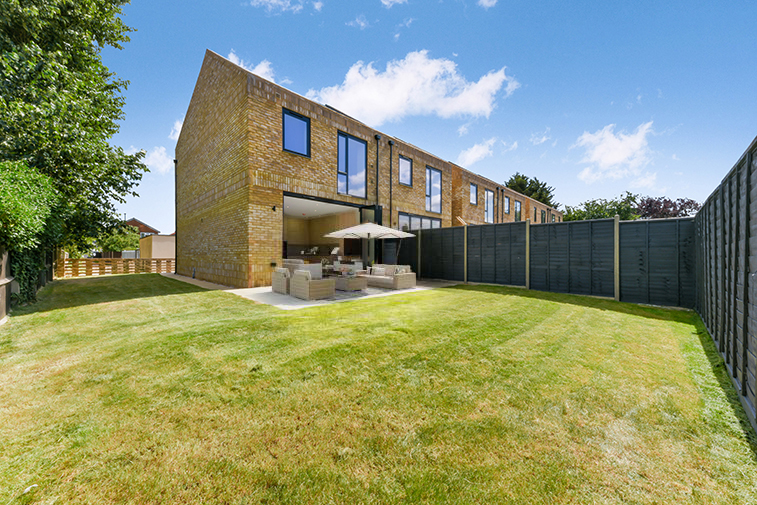 Rear garden completed