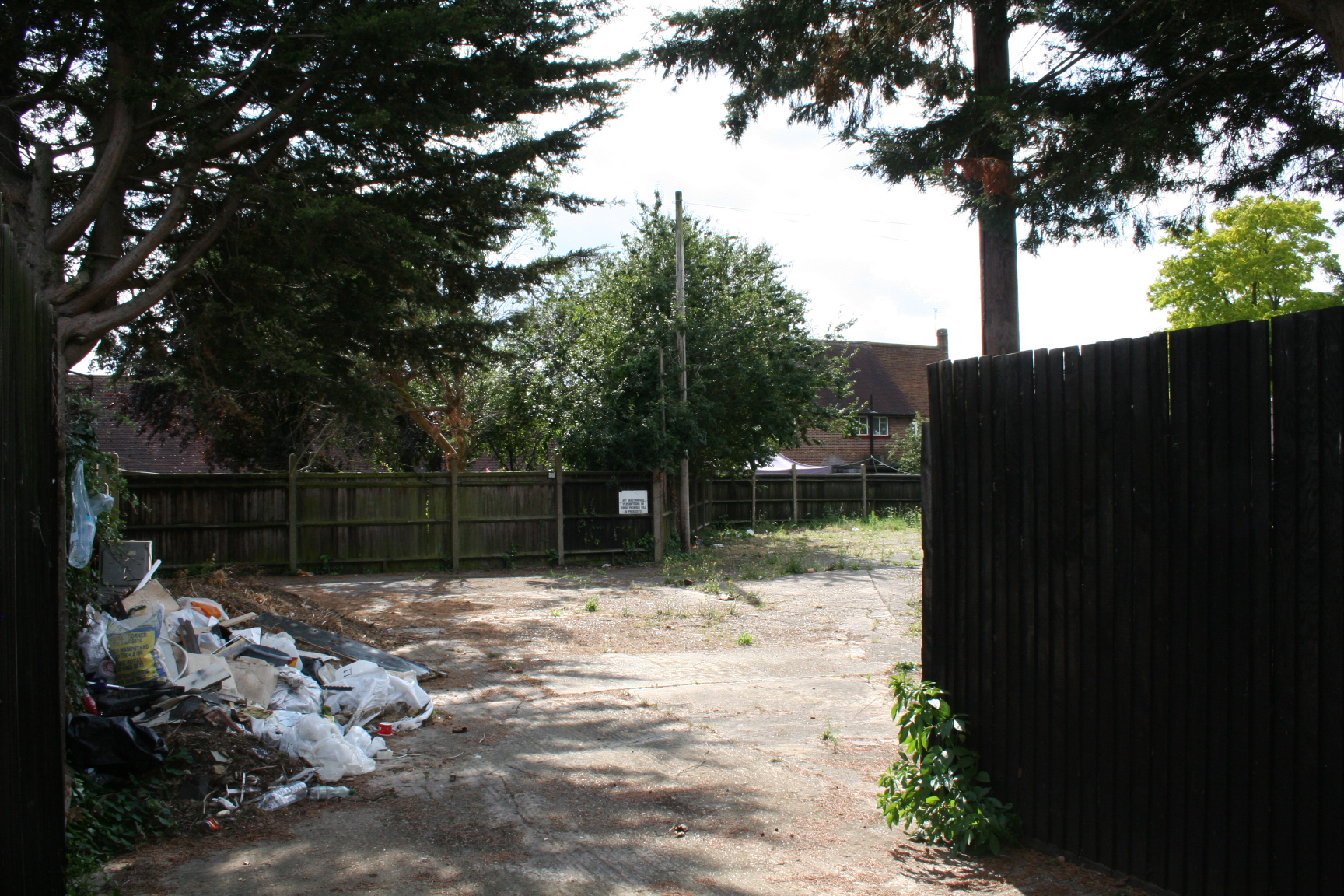 Site entrance