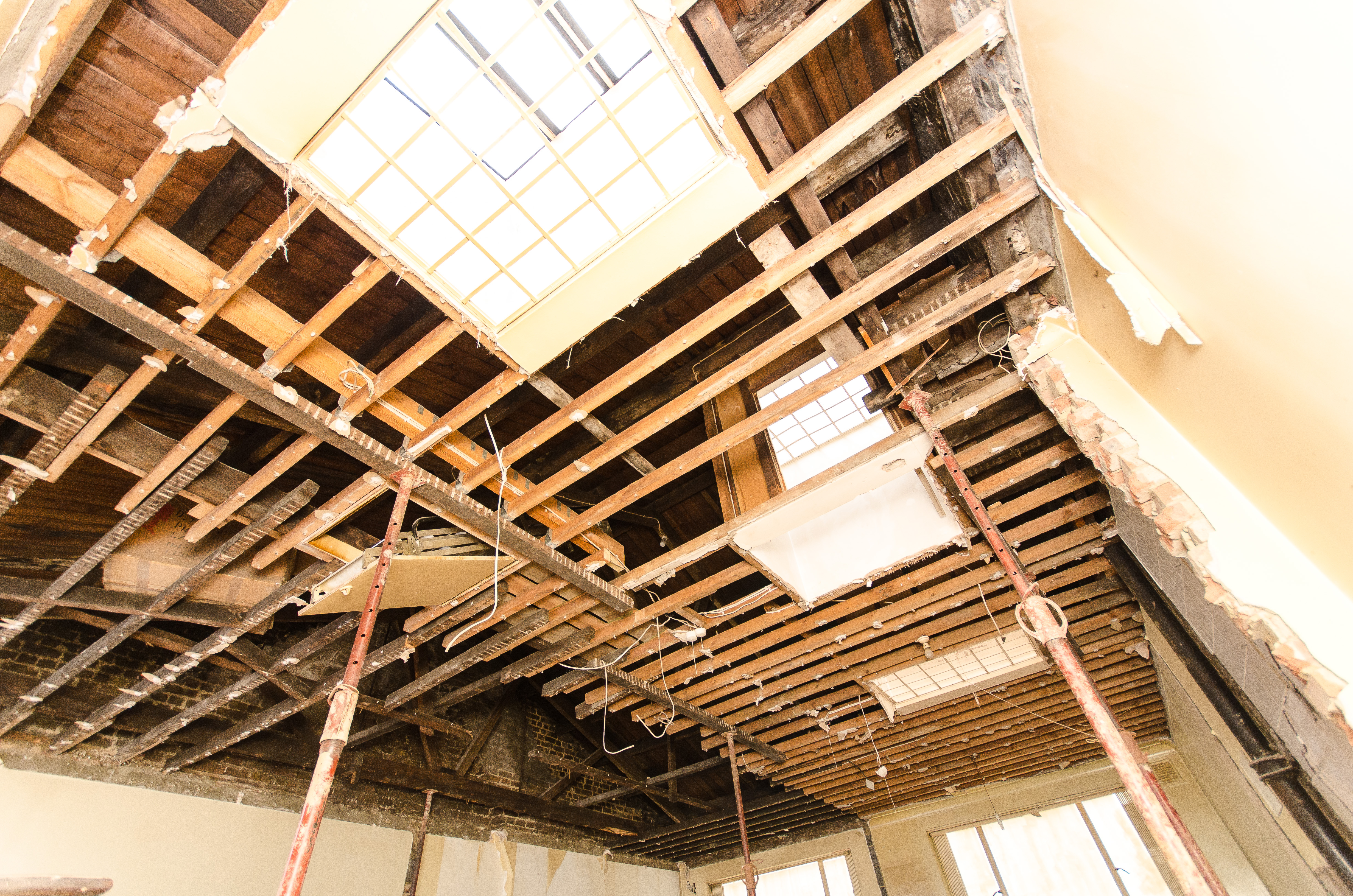 Ceiling strip out