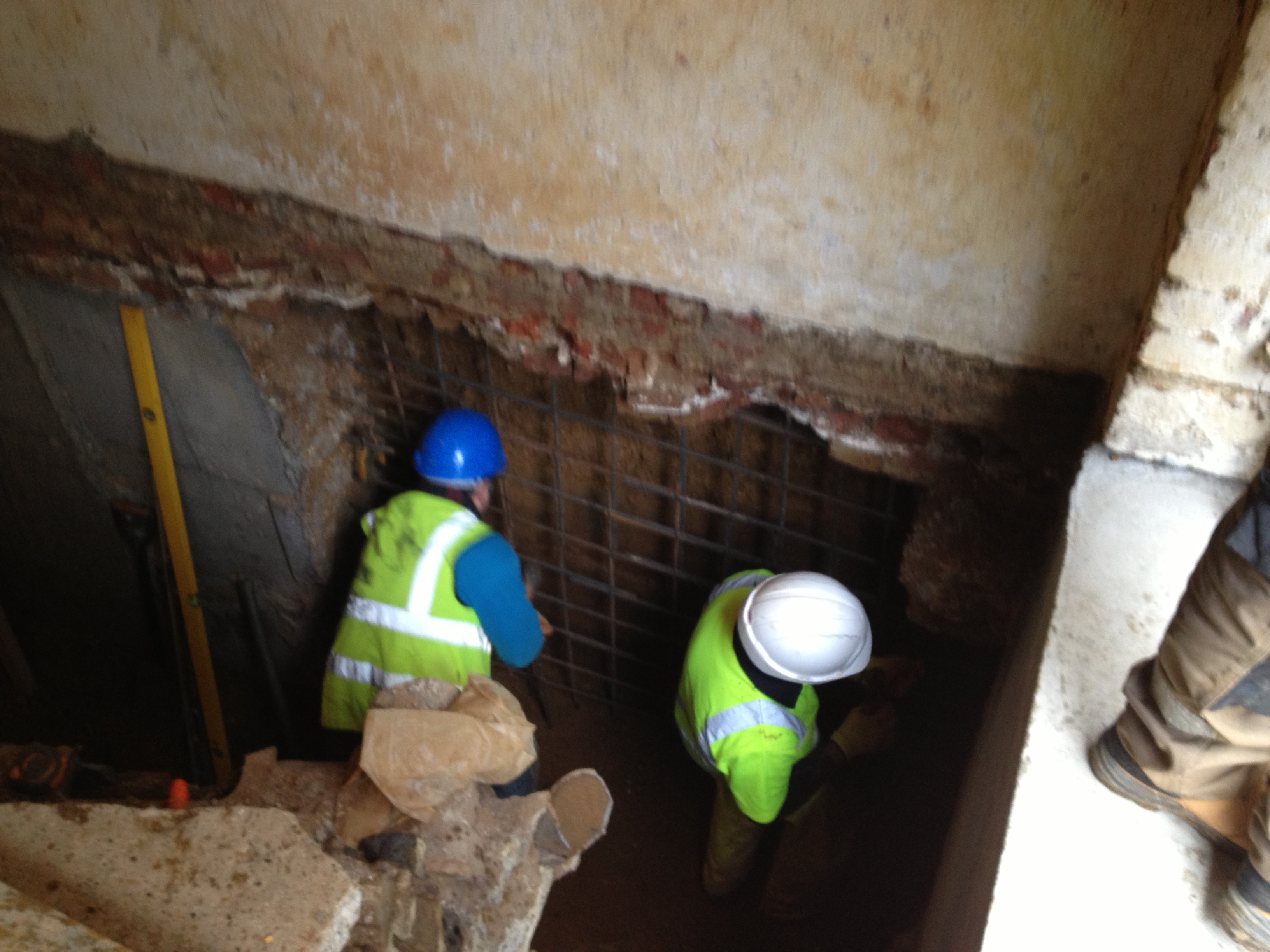 Underpinning works
