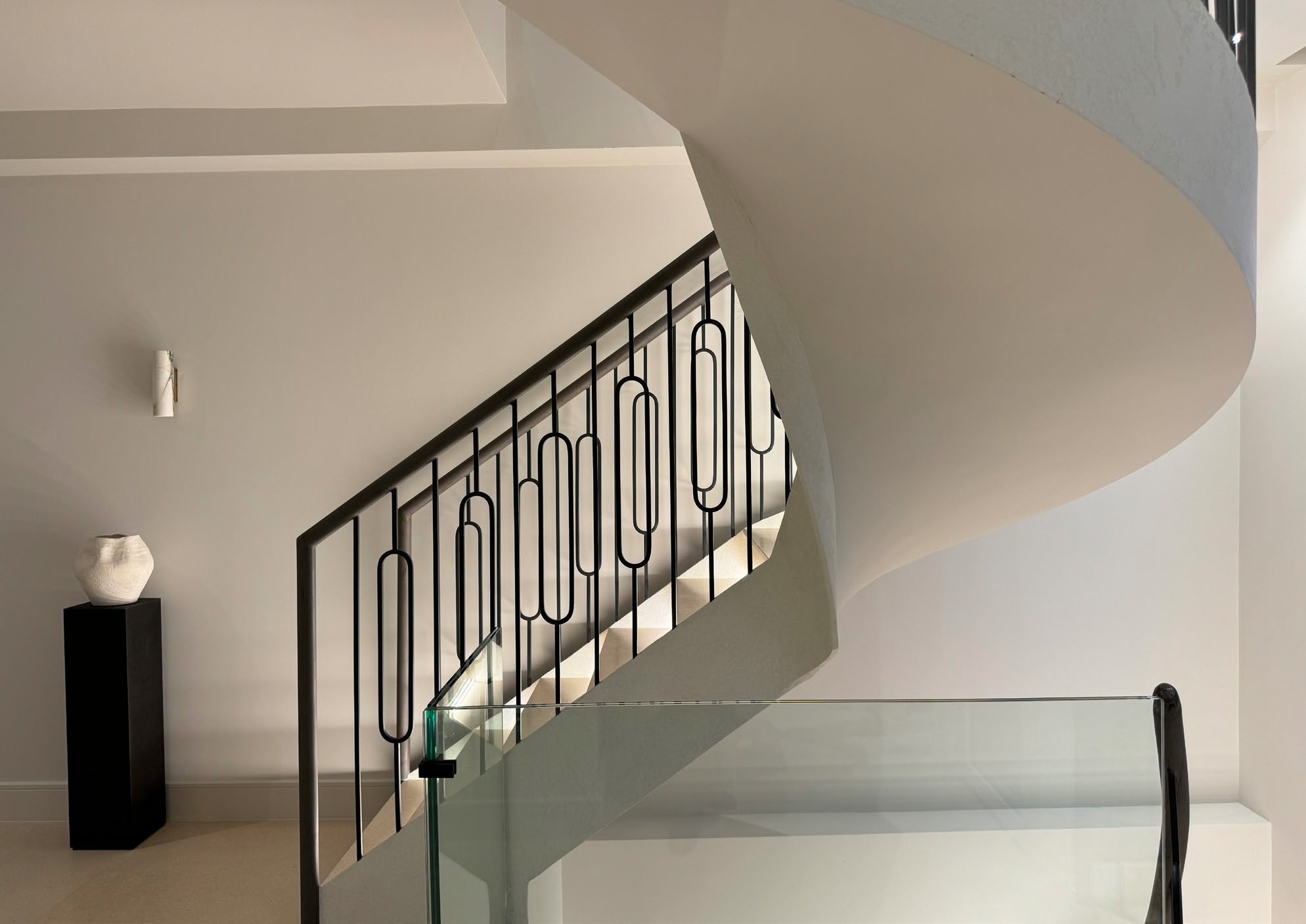 Helical stair detail