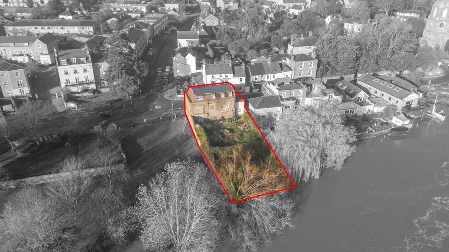Aerial site boundary