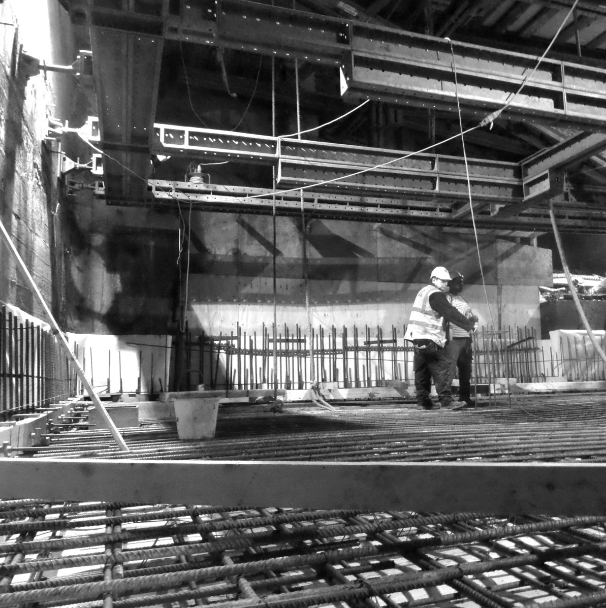 Basement Slab Rebar — 71 Princes Gate Mews