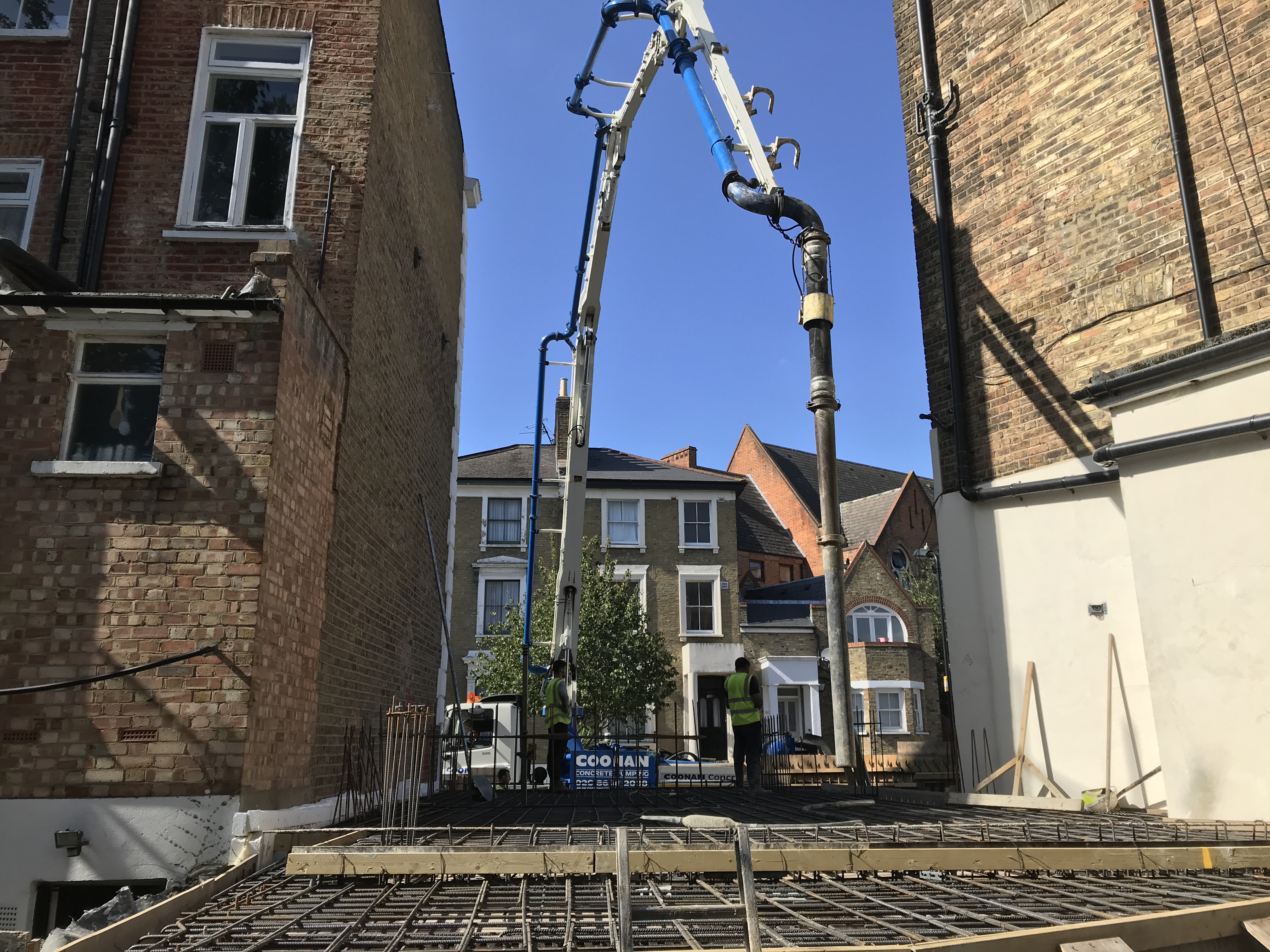 Concrete pour — 2 Albion Grove